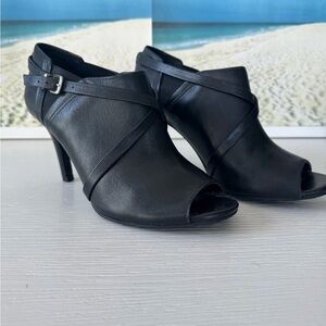 ANTONIO MELANI Black High Heel Ankle Booties